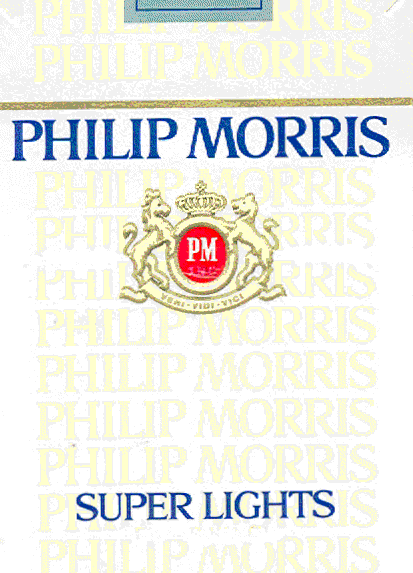 PHILIP MORRIS SUPER LIGHTS