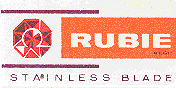 RUBIE STAINLESS BLADE