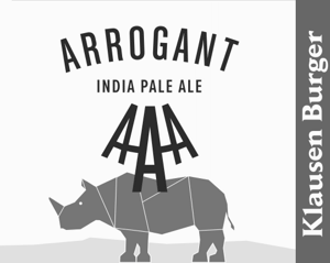 ARROGANT INDIA PALE ALE AAA Klausen Burger