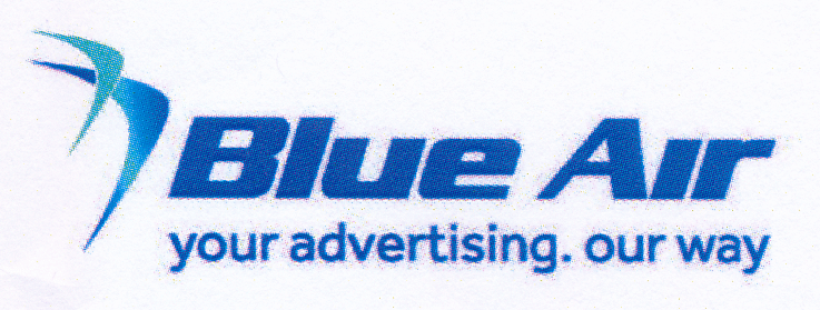Blue Air your advertising. our way