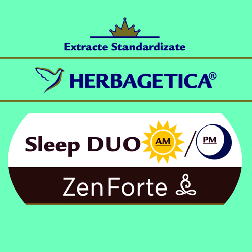 Extracte Standardizate HERBAGETICA Sleep DUO AM/PM ZenForte