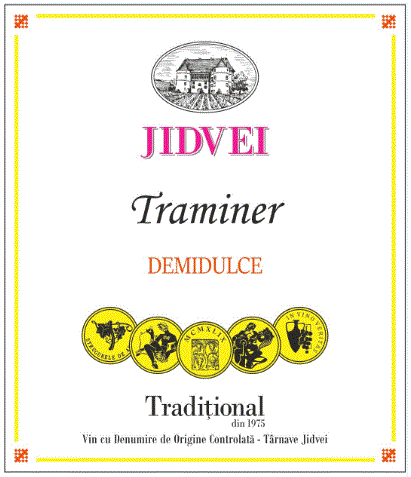 JIDVEI Tradiţional Traminer DEMIDULCE