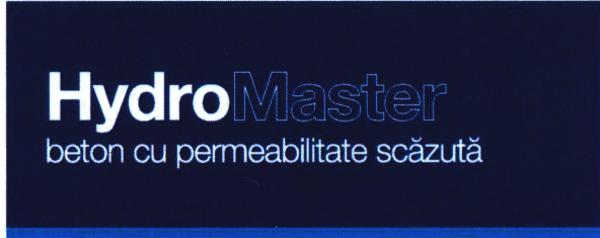 HydroMaster beton cu permeabilitate scăzută