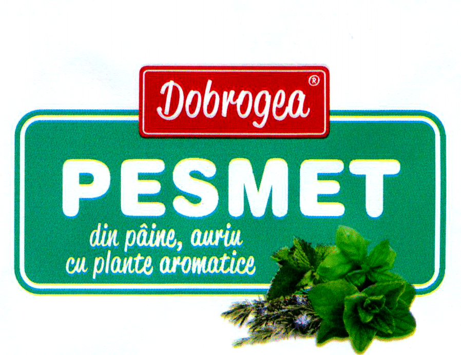 Dobrogea PESMET din pâine, auriu cu plante aromatice