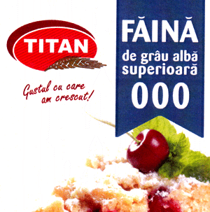 TITAN FĂINĂ de grâu albă superioară 000 Gustul cu care am crescut!