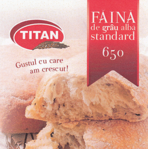 TITAN FĂINĂ de grâu albă standard 650 Gustul cu care am crescut!
