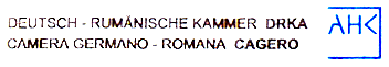 CAMERA GERMANO-ROMÂNĂ AHK