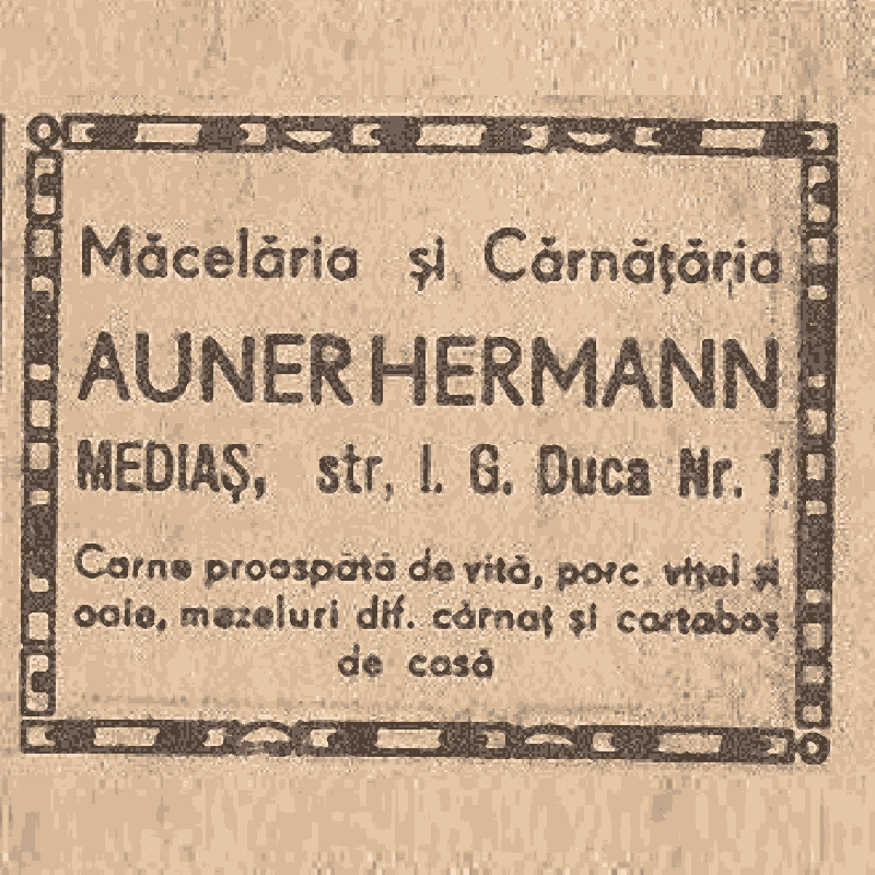 Măcelăria si Cărnăţăria AUNER HERMANN MEDIAŞ