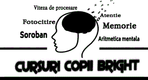 CURSURI COPII BRIGHT Viteza de procesare Fotocitire Soroban Atentie Memorie Aritmetica mentala