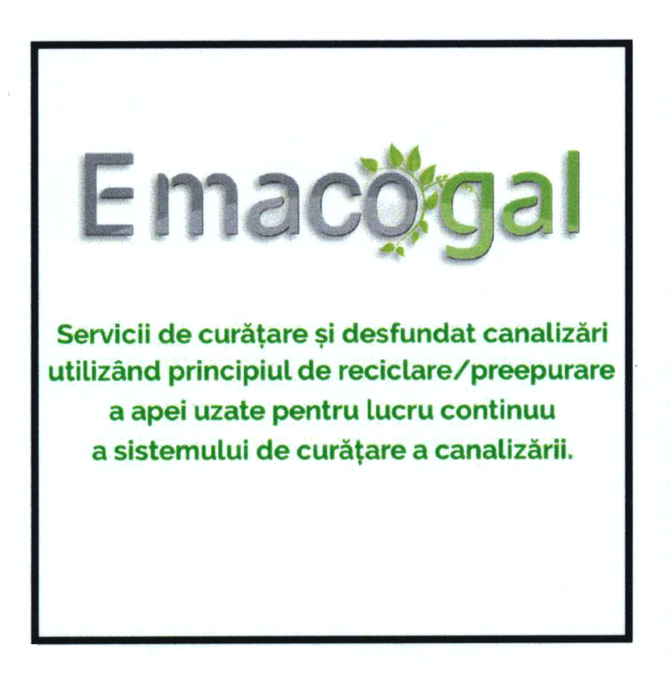 Emaco gal Servicii de curăţare şi desfundat canalizări utilizând principiul de reciclare/ preepurare a apei uzate pentru lucru continuu a sistemului de curăţare a canalizării.