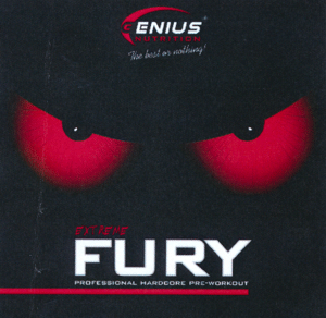 GENIUS NUTRITION The best or nothing! FURY EXTREME PROFESSIONAL HARDCORE PRE-WORKOUT