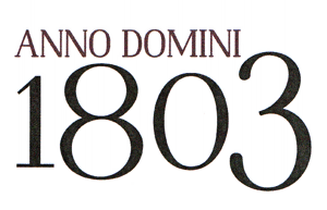 ANNO DOMINI 1803