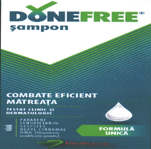 DONEFREE şampon COMBATE EFICIENT MĂTREAŢA