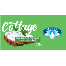 Cottage MONOR din brânză de vacă cu smântâna