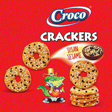Croco CRACKERS SUSAN SESAME