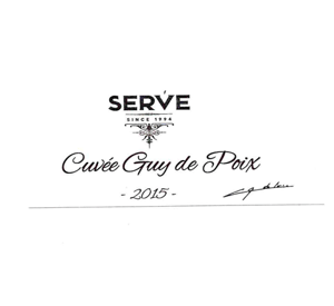 SERVE SINCE 1994 Cuveé Guy de Poix 2015