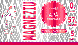 SEVIA APĂ FRUCTATĂ zmeură/raspberry MAGNEZIU Hrăneşte-ţi fericirea!