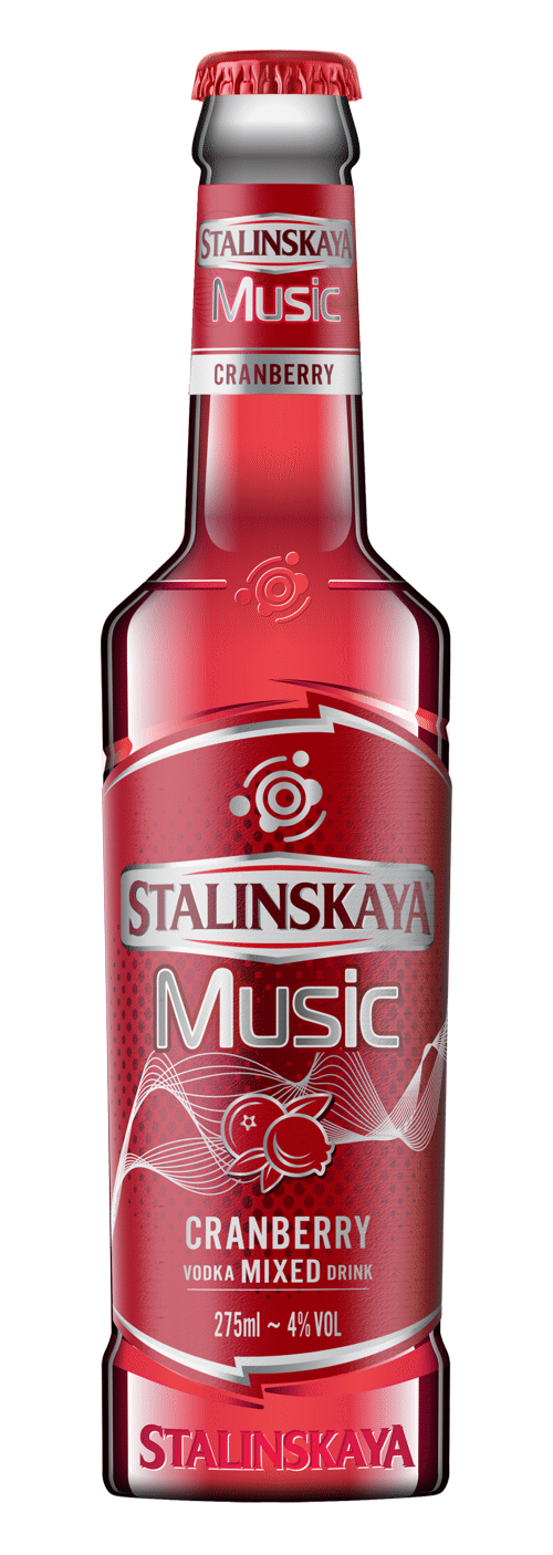 STALINSKAYA Music CRANBERRY VODKA MIXED DRINK