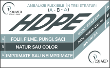 SOCIETATEA POLIMED COM BISTRITA HDPE AMBALAJE FLEXIBILE ÎN TREI STRATURI (A-B-A)