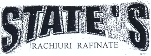 STATE'S RACHIURI RAFINATE