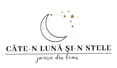 CÂTE-N LUNĂ ŞI-N STELE jucării din lemn