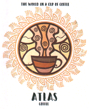 ATLAS COFFEE THE WORLD IN A CUP OF COFFEE