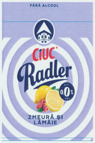 CIUC Radler ZMEURĂ ȘI LĂMÂIE FĂRĂ ALCOOL