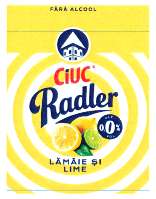 CIUC Radler LĂMÂIE ȘI LIME FĂRĂ ALCOOL
