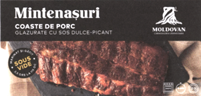 MOLDOVAN CARMANGERIA SANNICOARA MINTENAŞURI COASTE DE PORC GLAZURATE CU SOS DULCE-PICANT