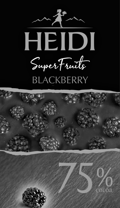 HEIDI SuperFruits BLACKBERRY 75%cocoa