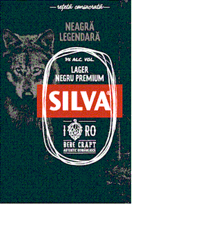 SILVA LAGER NEGRU PREMIUM NEAGRĂ LEGENDARĂ