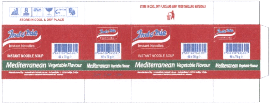 Indomie Instant Noodles INSTANT NOODLE SOUP Mediterranean Vegetable Flavour