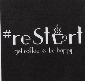 #reStart get coffee be happy