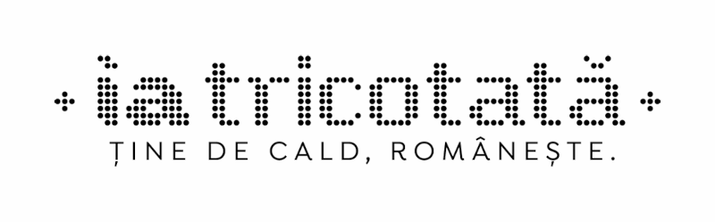 ia tricotată ŢINE DE CALD, ROMÂNEŞTE.