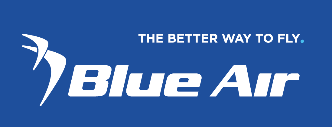 Blue Air THE BETTER WAY TO FLY.