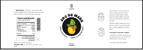 EMYR SUC DE MERE 100% NATURAL FĂRĂ CONSERVANŢI
