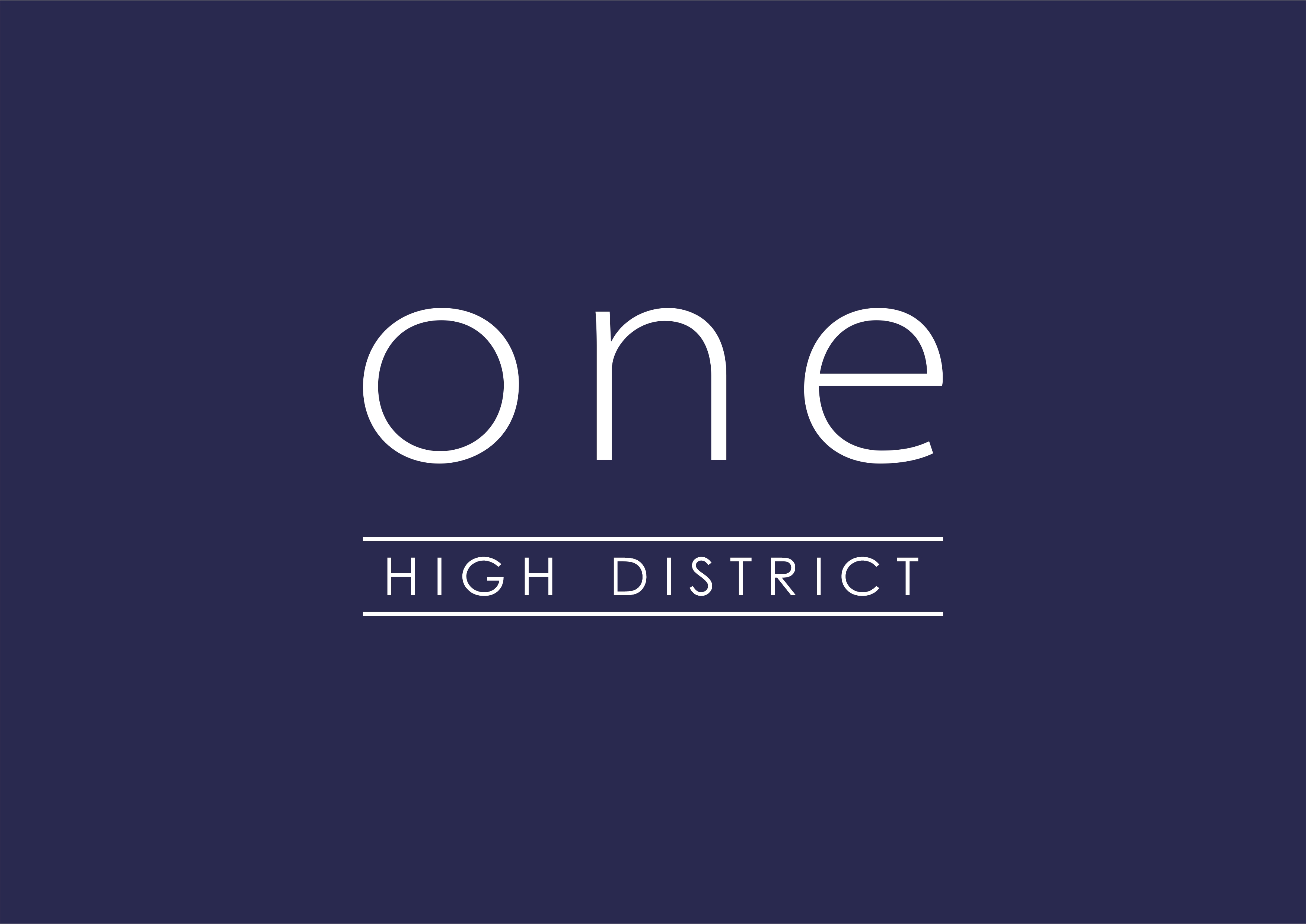 one HIGH DISTRICT