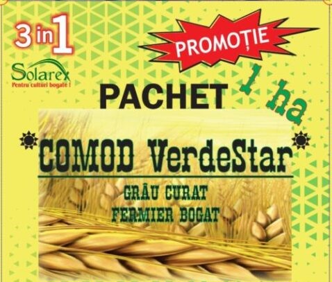 PACHET COMOD VerdeStar GRÂU CURAT FERMIER BOGAT 3 in 1 Solarex Pentru culturi bogate !