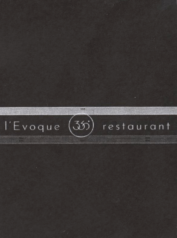 l' Evoque 360° restaurant
