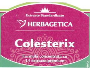 Extracte Standardizate HERBAGETICA Colesterix Formulă concentrată cu 14 extracte premium