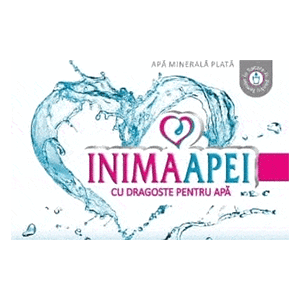 INIMA APEI CU DRAGOSTE PENTRU APĂ APĂ MINERALĂ PLATĂ
