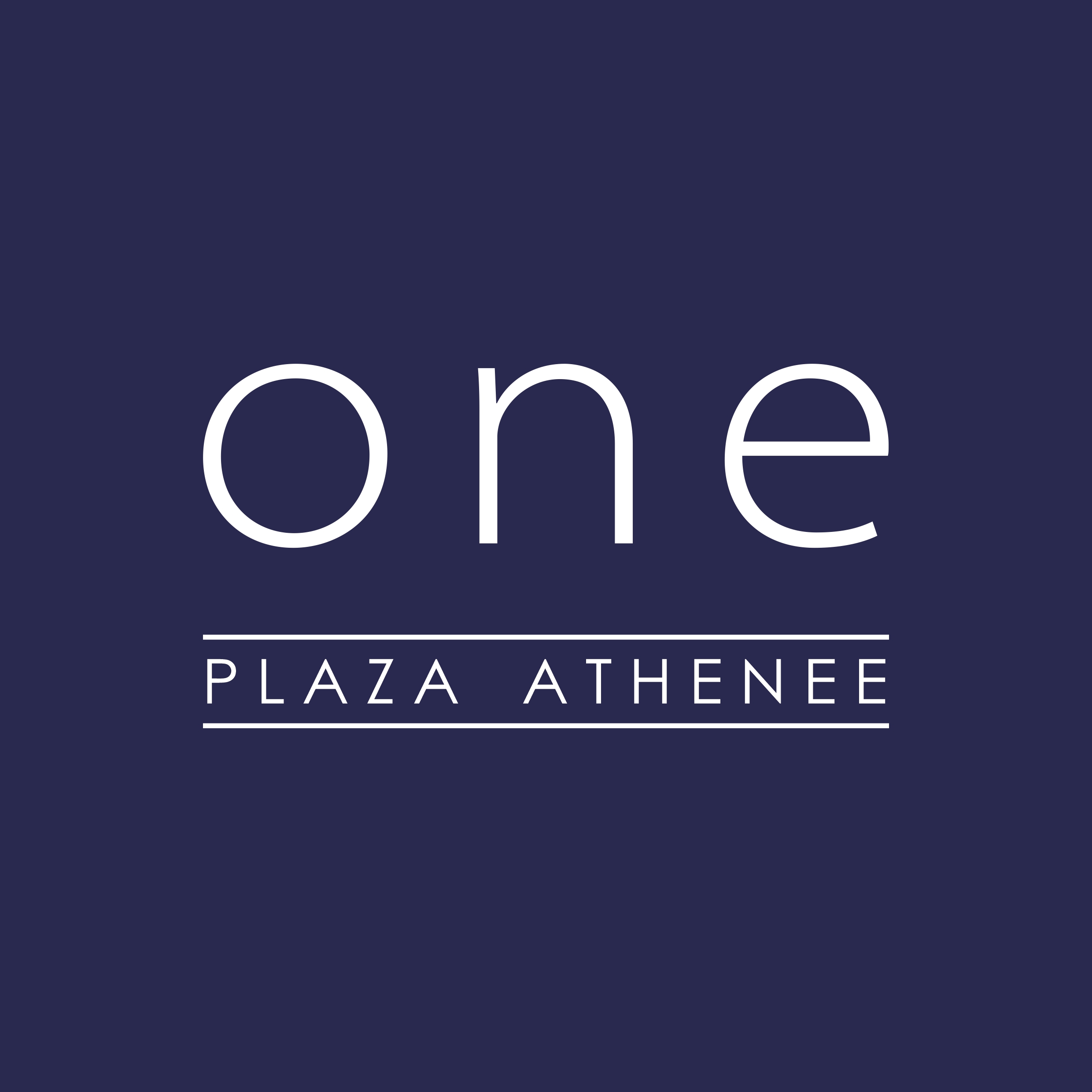 one PLAZA ATHENEE