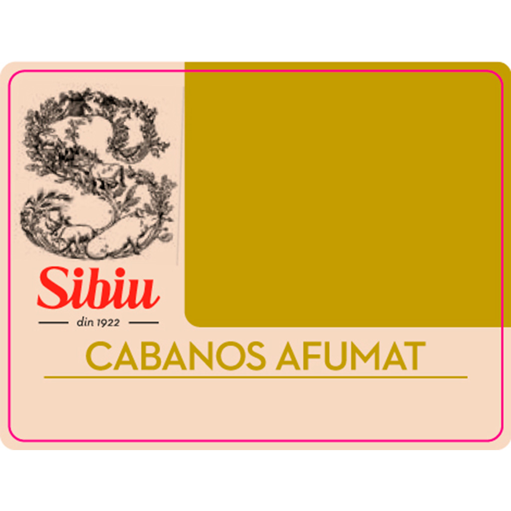 CABANOS AFUMAT S Sibiu din 1922