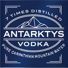 ANTARKTYS vodka 7 TIMES DISTILLED PURE CARPATHIAN MOUNTAIN WATER