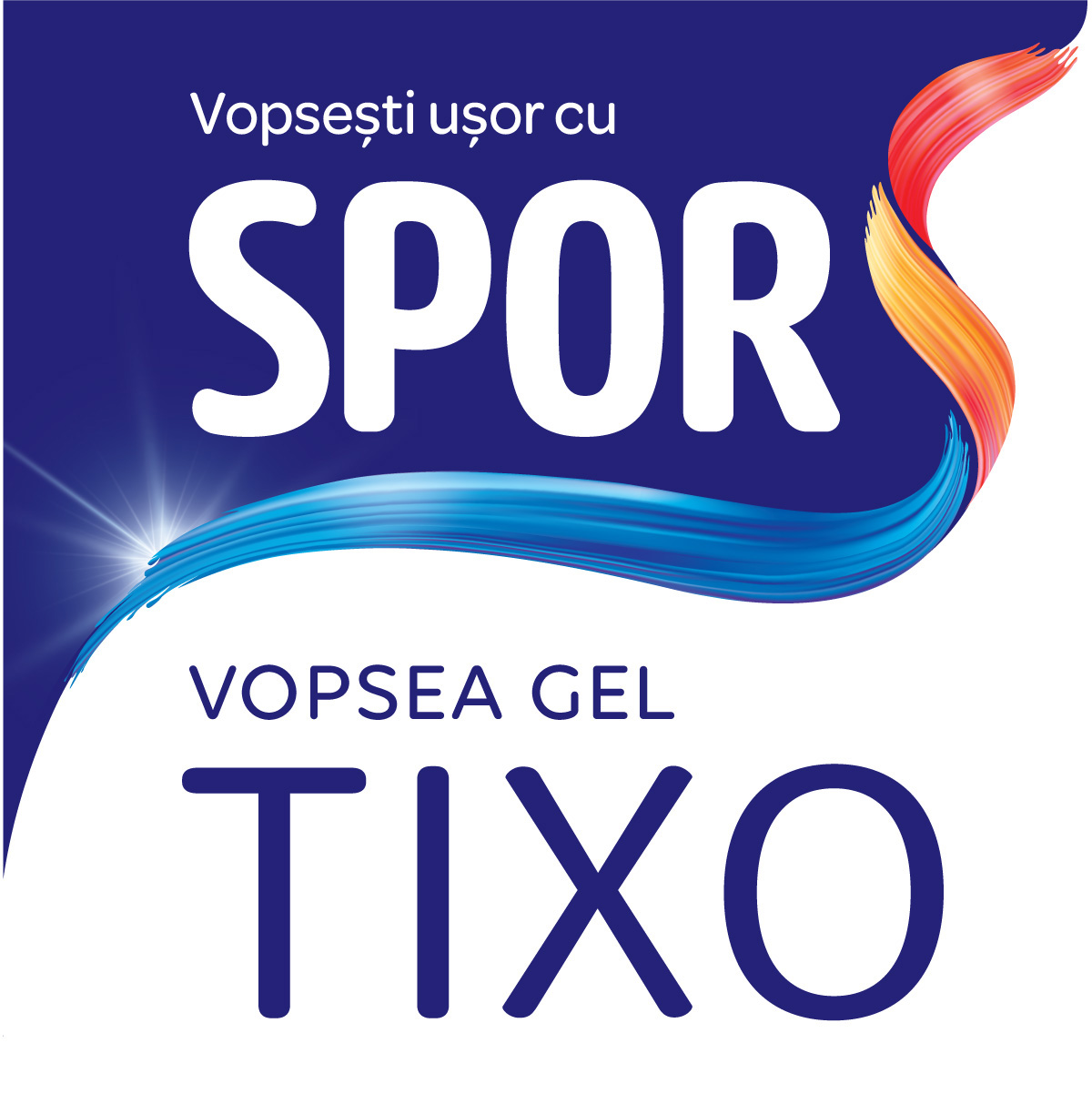 Vopsești ușor cu SPOR VOPSEA GEL TIXO