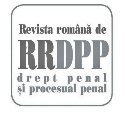 RRDPP Revista română de drept penal și procesual penal