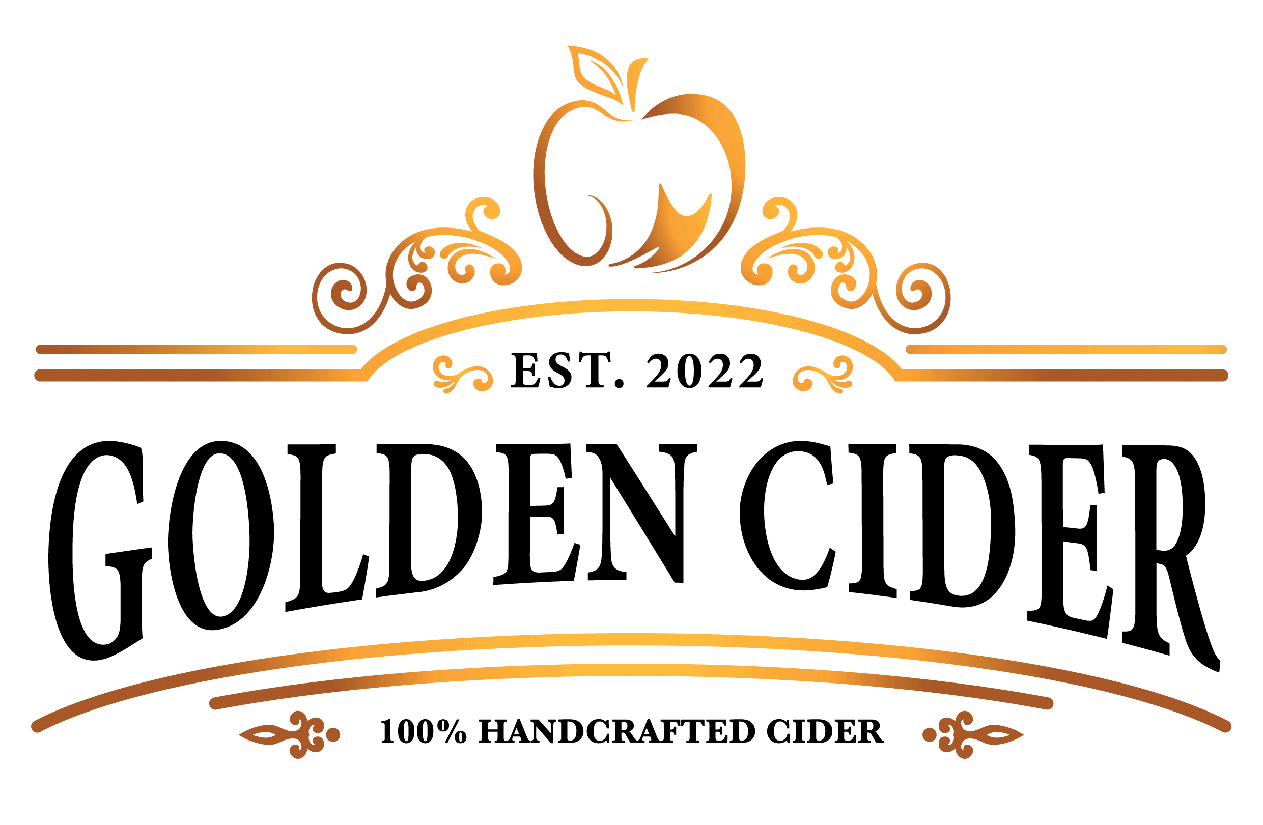 GOLDEN CIDER EST. 2022 100% HANDCRAFTED CIDER