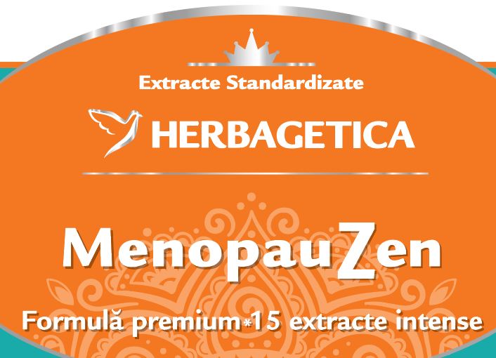 EXTRACTE STANDARDIZATE HERBAGETICA MENOPAUZEN Formulă premium 15 extracte intense