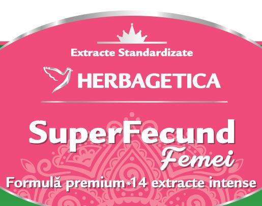 EXTRACTE STANDARDIZATE HERBAGETICA SUPERFECUND FEMEI Formulă premium 14 extracte intense