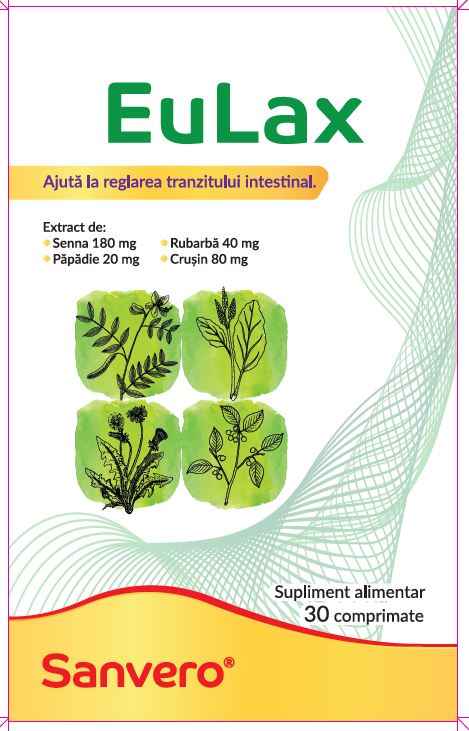 Sanvero EuLax ajuta la reglarea tranzitului intestinal